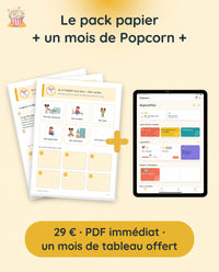 Le pack papier Popcorn & Pépites