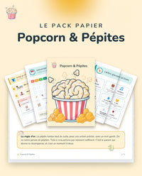 Le pack papier Popcorn & Pépites