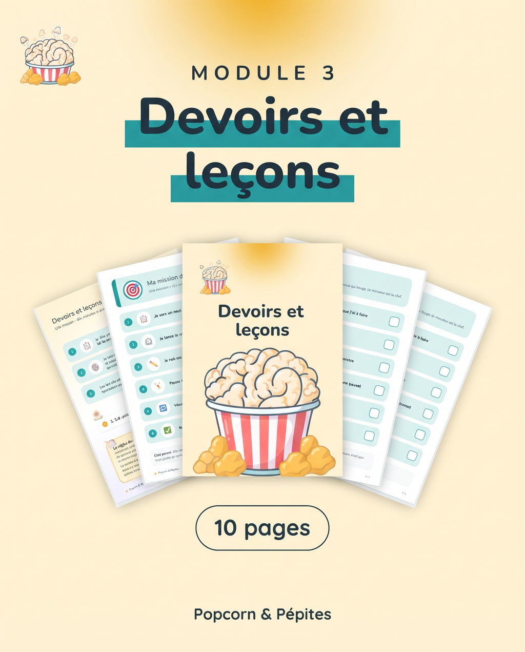 Le pack papier Popcorn & Pépites