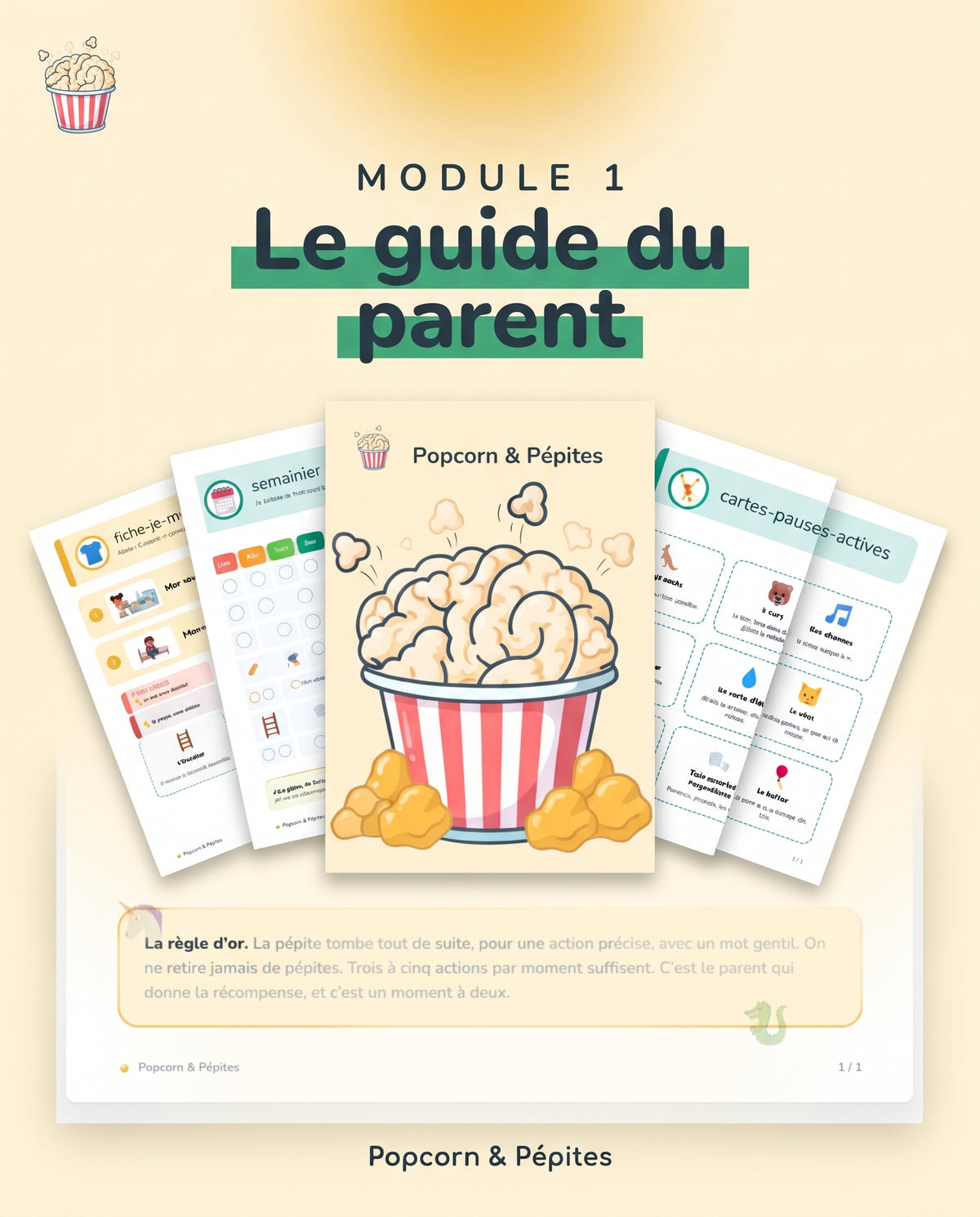 Le pack papier Popcorn & Pépites