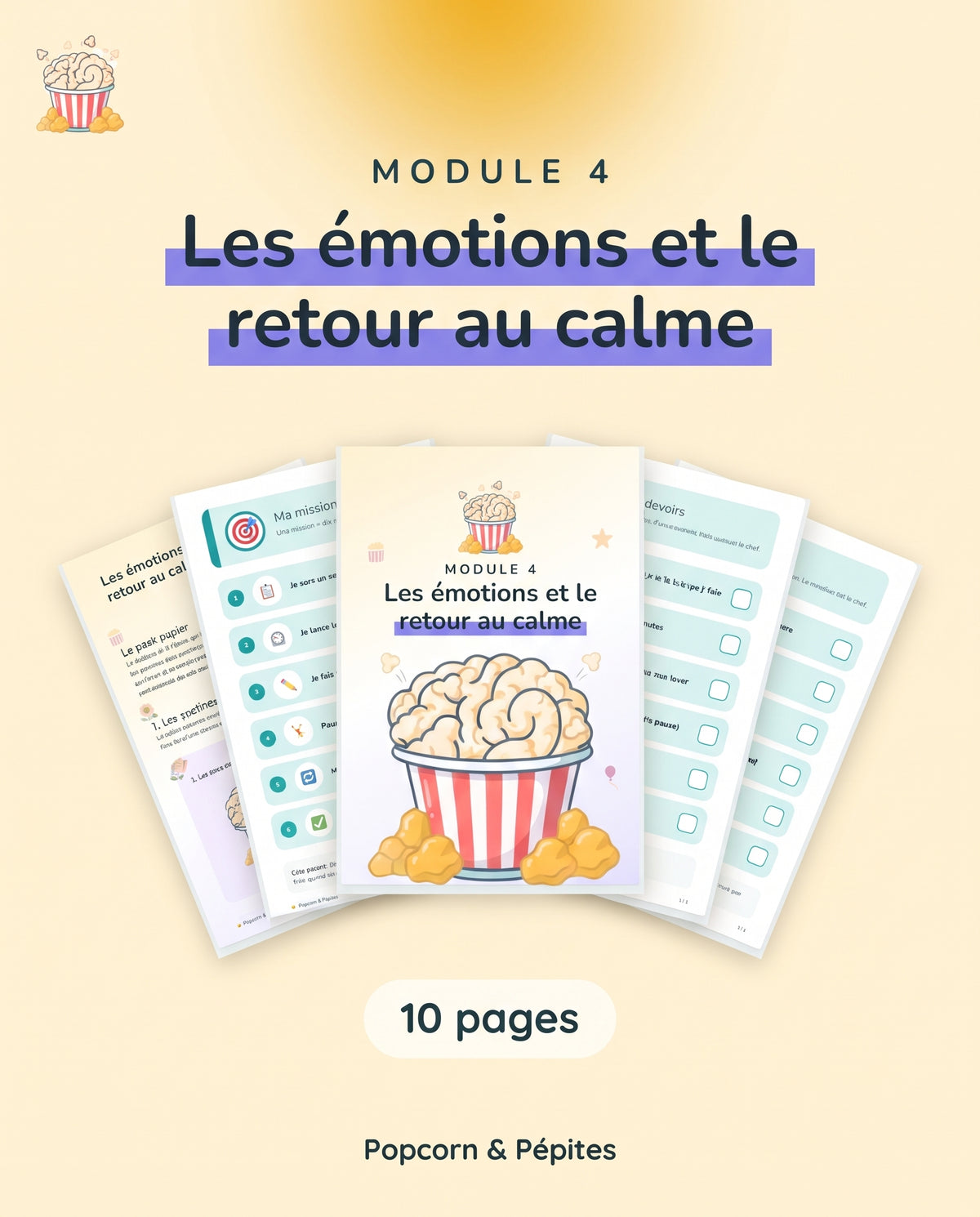 Le pack papier Popcorn & Pépites