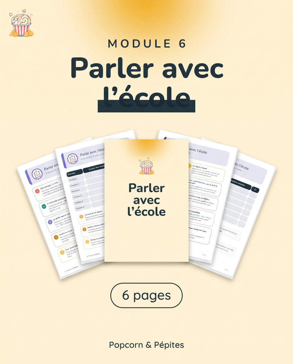 Le pack papier Popcorn & Pépites